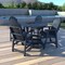 Highwood Usa Hamilton 5pc Round Counter Height Outdoor Patio Furniture Dining Set AD-CNA48-FBE - alternate 3